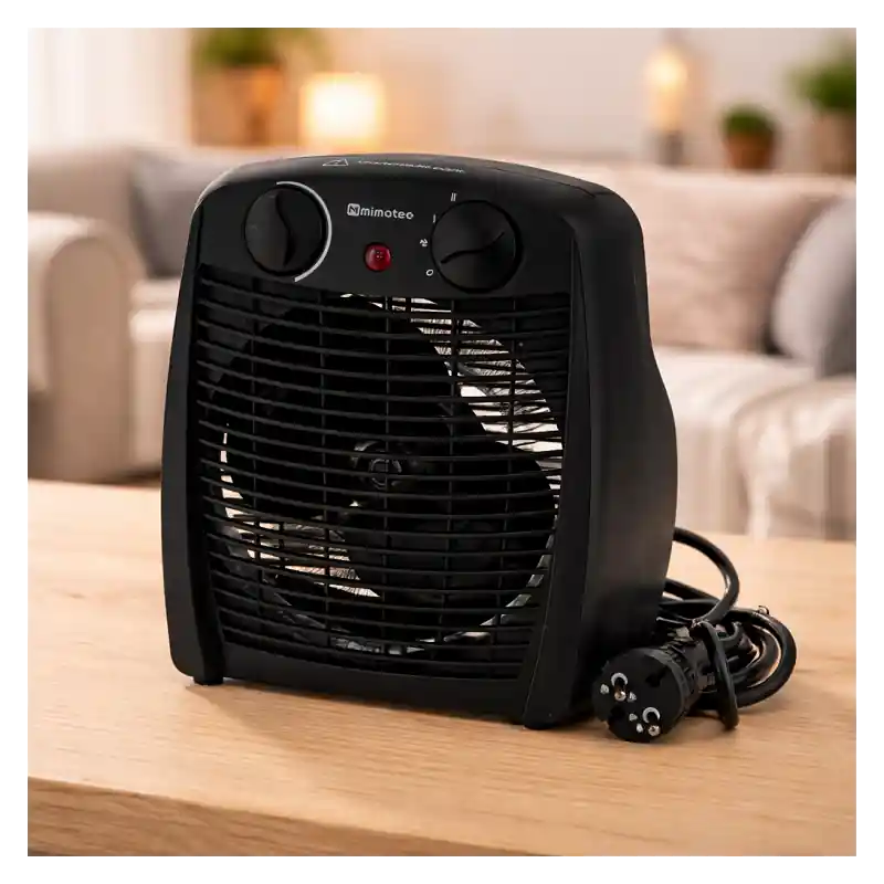 Radiateur soufflant 220v portable 2 vitesses 1000w-2000w