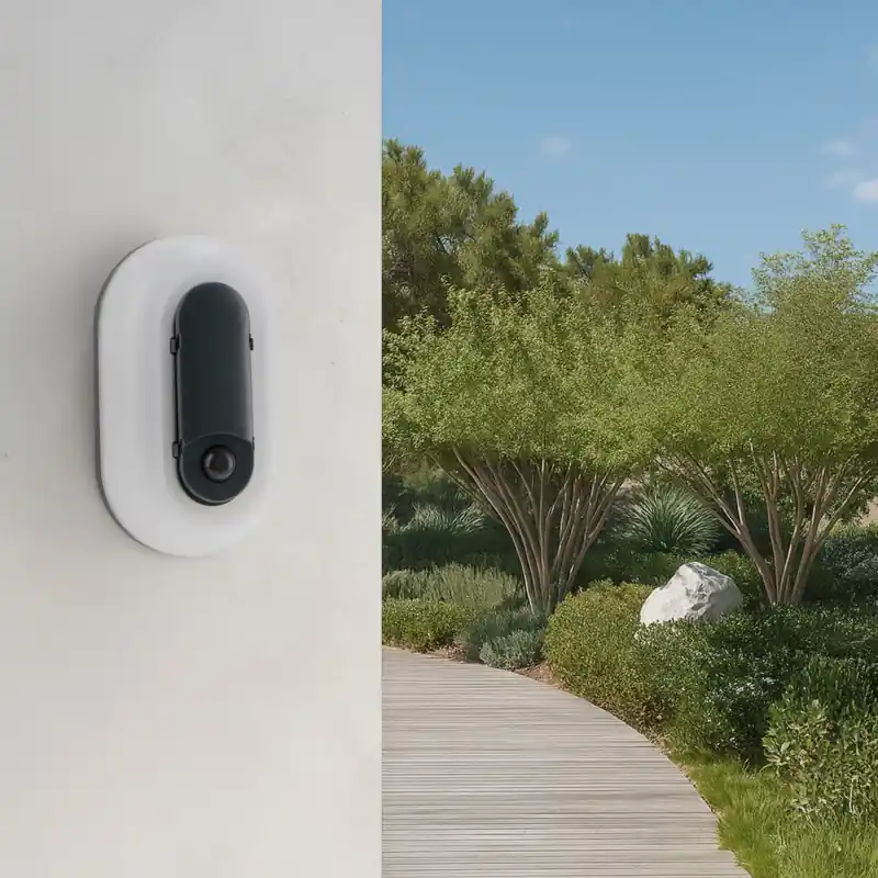 Applique murale détecteur de mouvement led 18w cct ovale-ip65