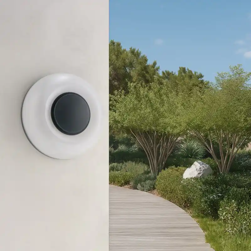 Applique murale détécteur de mouvement led 20w cct-ronde-ip65