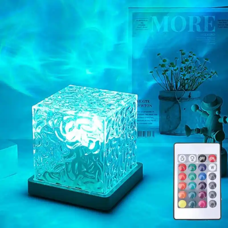 Lampe led tactile rgb télécommandé multi-programme d‘ambiance