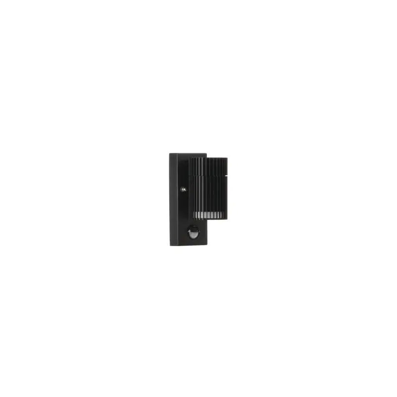 Applique detecteur de mouvement extérieure noire culot gu10 RADILO