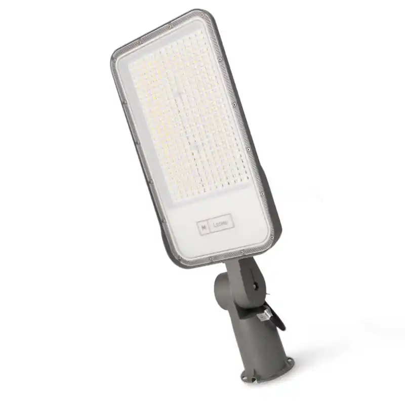 Tête lampadaire inclinable candélabre led 200w-25000 lumens gris