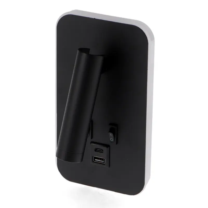 Applique liseuse doubles led 10w orientable chargeur usb