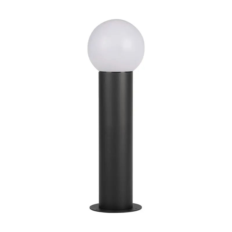 Borne potelet extérieure boule gris anthracite STONO 15M culot e27