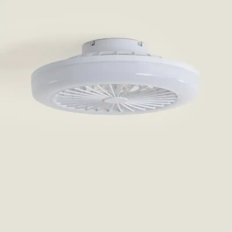 Plafonnier ventilateur led 15w cct diamètre 45cm