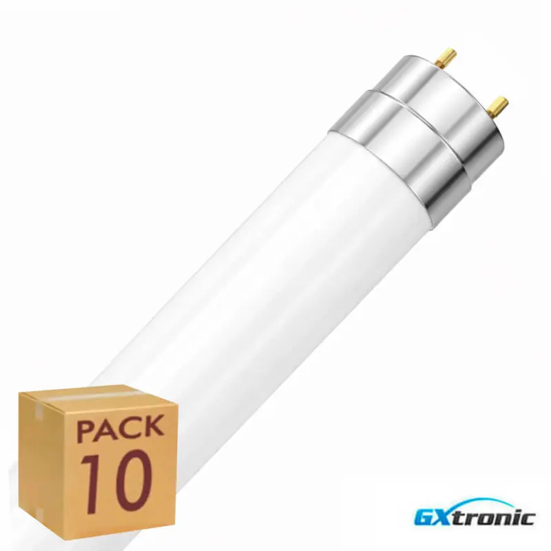 Lot pack de 10 tubes led 60cm-9w-990lm