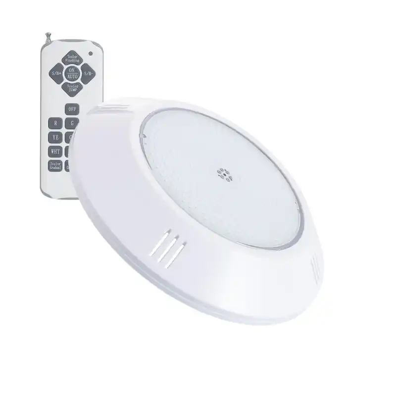 hublot led rgb etanche piscine bassin cascade 20w-12v ac/dc-ip68