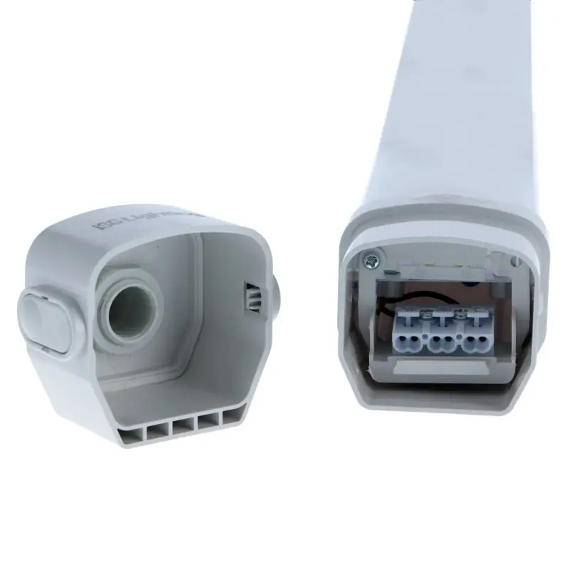 Réglette led cct étanche ip65-traversant atelier garage entrepot 60-120-150cm