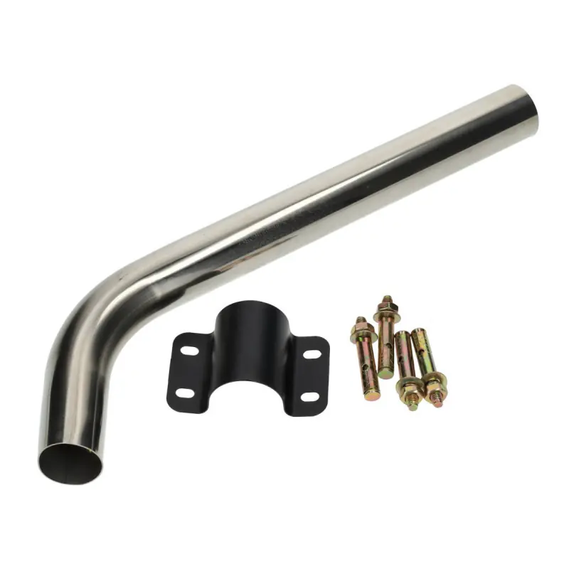 Support mural candélabre acier inoxydable 30cm diamètre 40mm