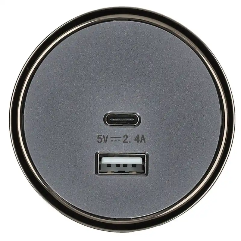 Prise chargeur usb pour rail modulaire Cuisine, Salon, îlot Central et Bureau