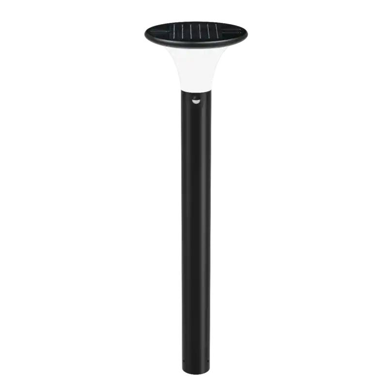 Borne solaire détecteur de mouvement led cct 1000 lumens 78cm