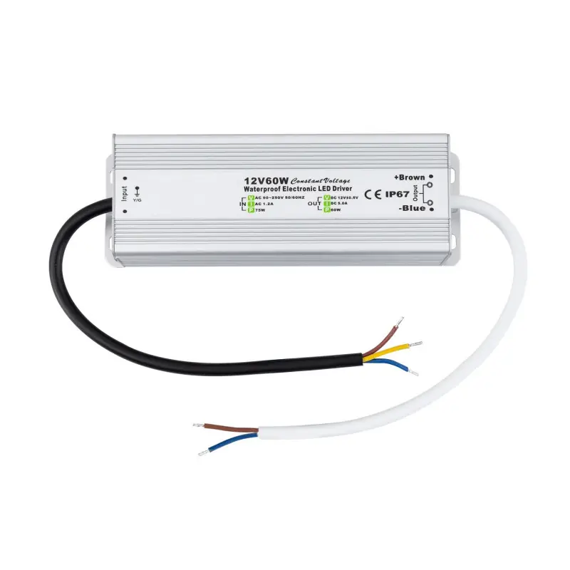 Alimentation transformateur de courant spécial LED 60w-12V DC-Étanche ip67