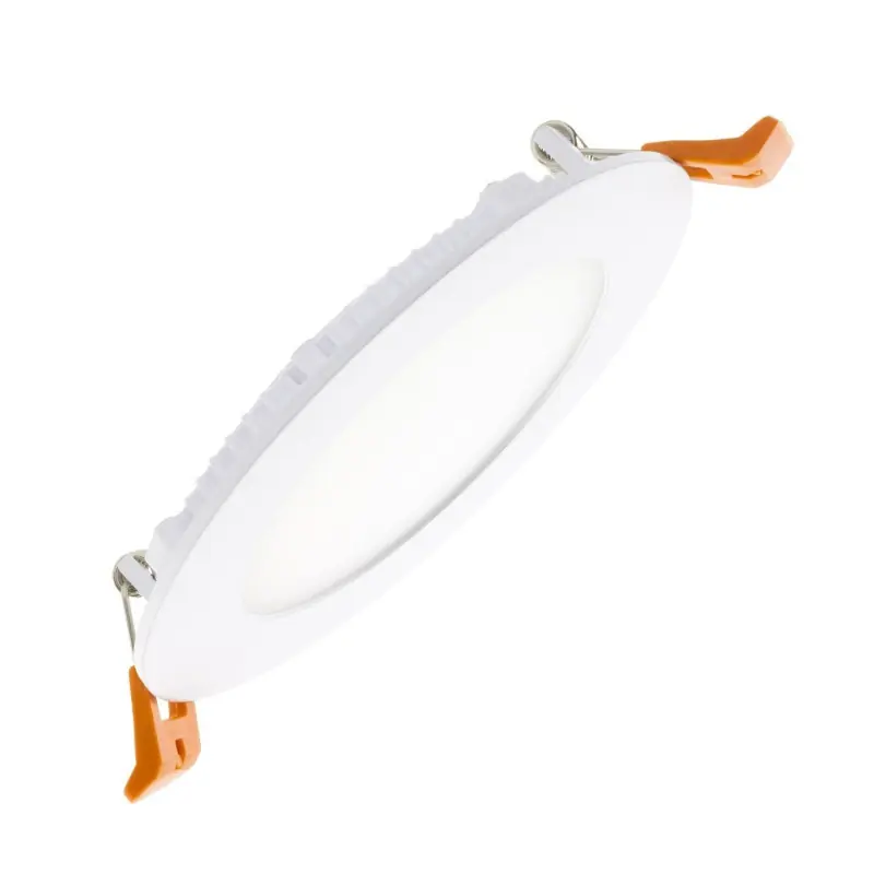 Spot Encastrable led 6w-420 lumens rond extra plat aluminium blanc cuisine