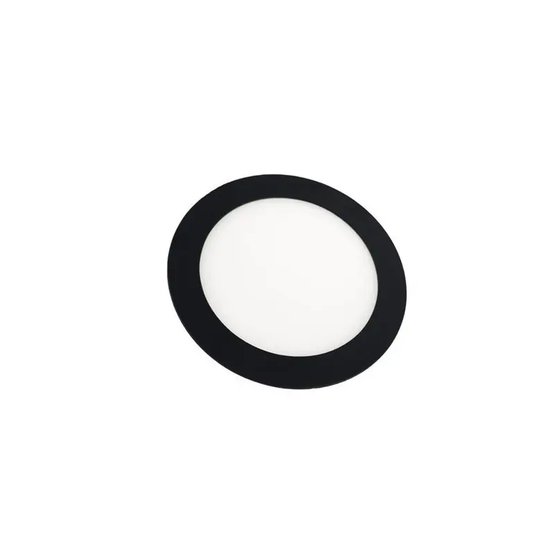downlight rond Spot Encastrable led 12w-900 lumens noir extra plat
