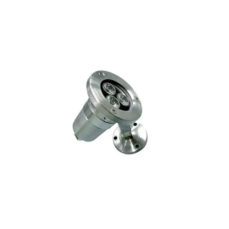 Projecteur 12v spot led 3w couleur rgb ip68 bassin jardin rocaille et massif