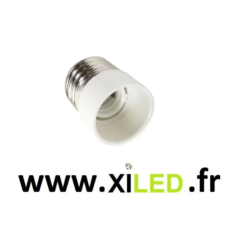 Adaptateur ampoule culot e27 vers e14 a visser