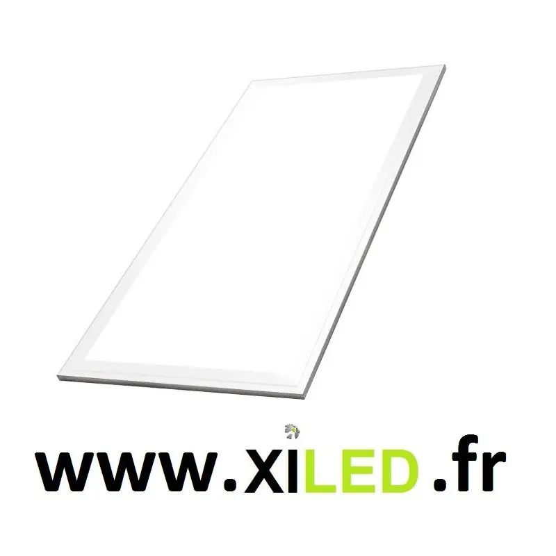 Panneau lumineux dalle LED 30x60cm cadre aluminium blanc-4000k-6000k