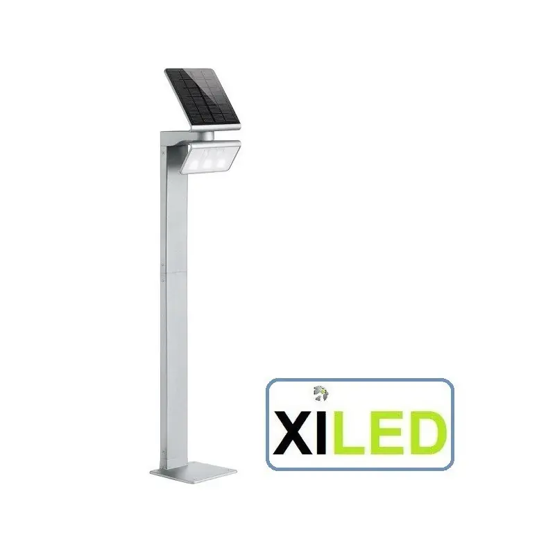 potelet borne Lampe solaire à LED d‘extérieur 1.2 W argent Steinel