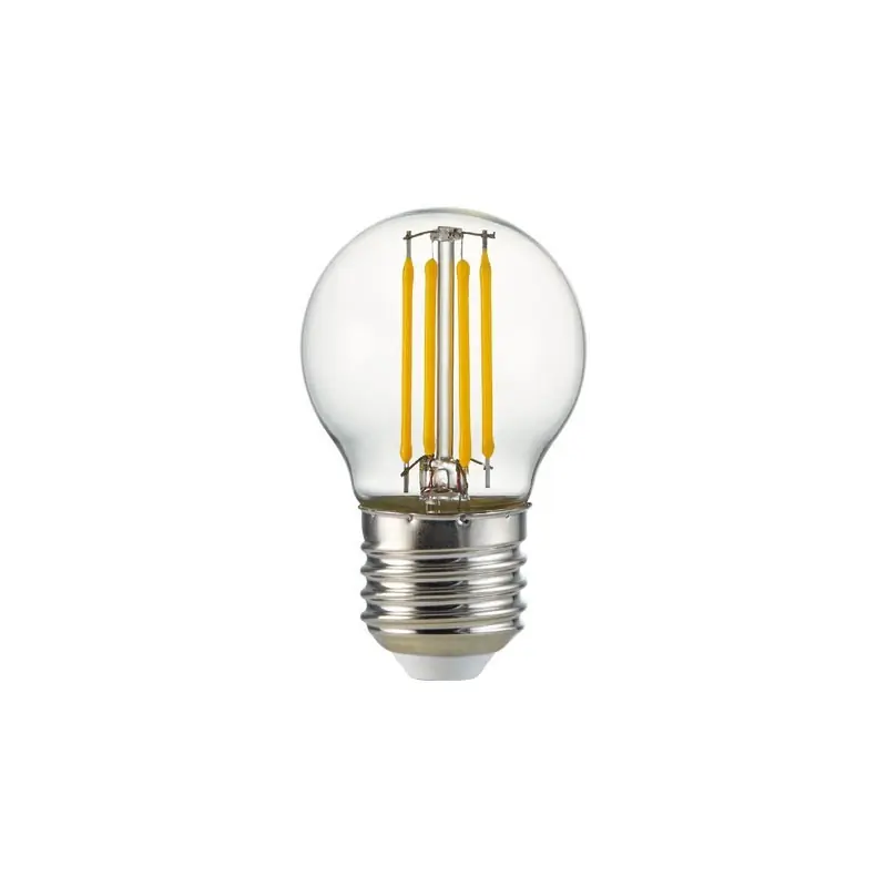 ampoule led filament petit ballon culot e27 4w-40w halogene