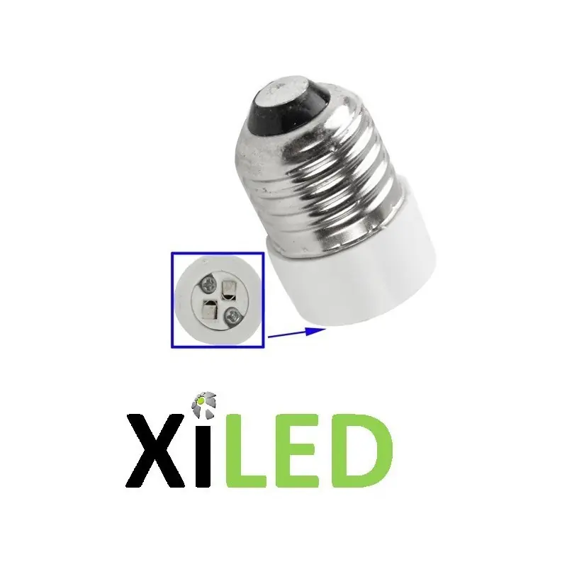Adaptateur culot ampoule e27 vers mr16 12v basse tension