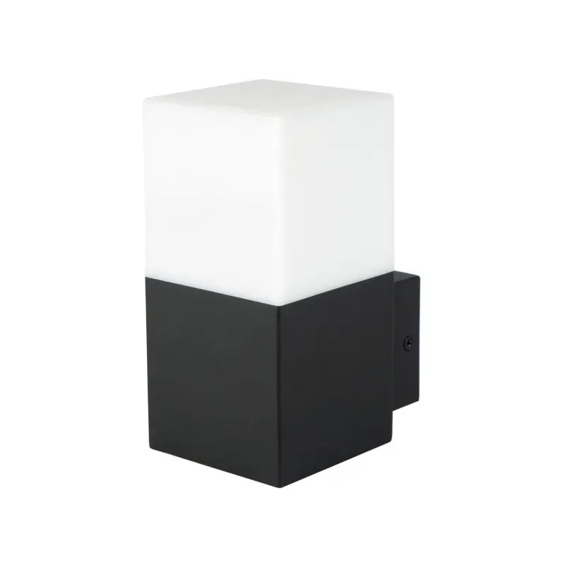 Applique exterieur noire 16cm culot e27 ip54 220v-xiled