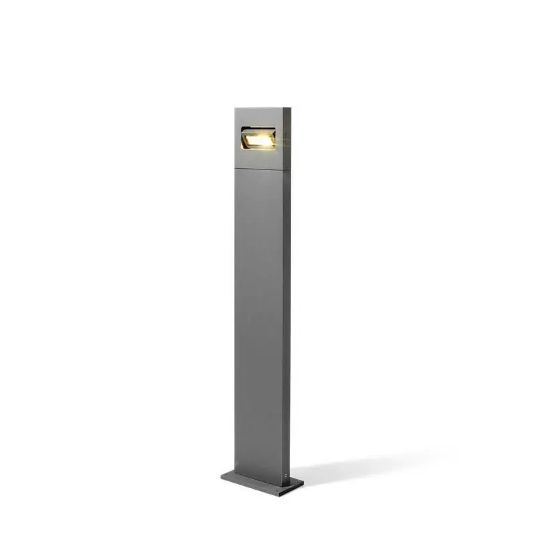 Borne lumineuse 100cm tete orientable gris anthracide led 480 lumens-3000k