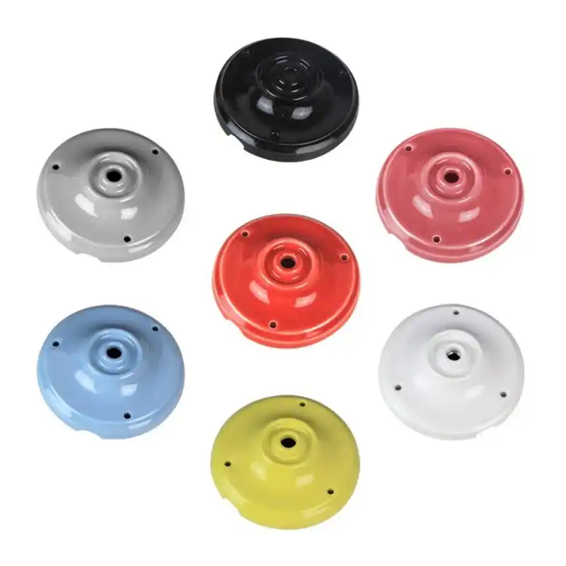 support couleurs ceramique pour montage cable tissu