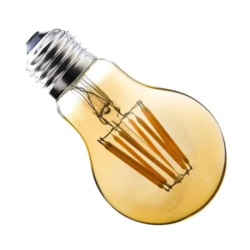 Ampoule led filament culot e27 verre doré-1055lm