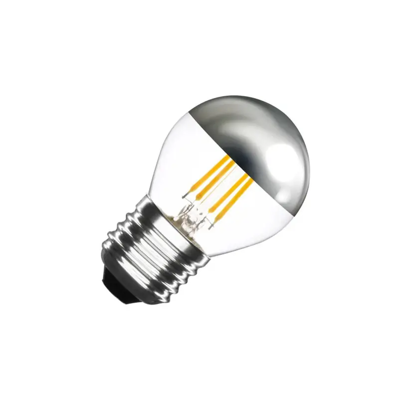 Ampoule led filament culot e27 verre clair-réflecteur éclairage plafond-400 lumens-dimmable