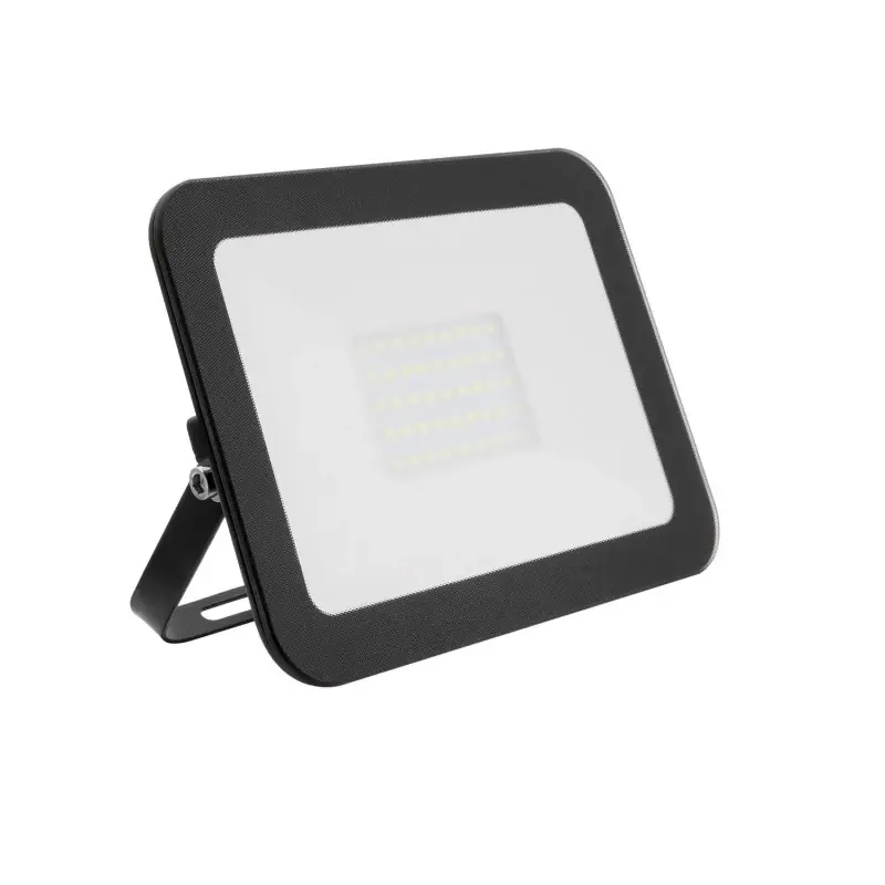 Projecteur à Led 30W-noir-ultra fin-ip65-3000lm-etanche exterieur-rocaille-jardin