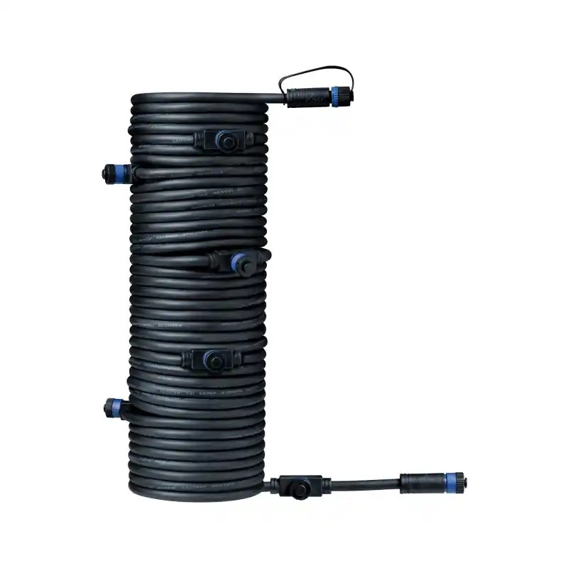 Outd Plug & Shine Câble 15m IP68 2x1,5qmm H07RN-F noir