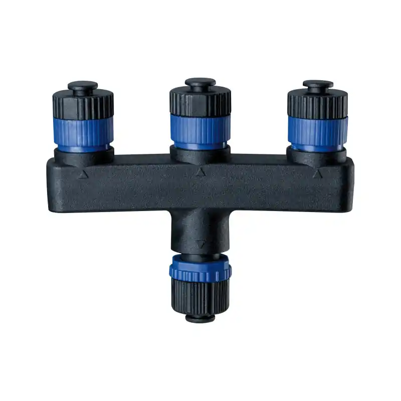 Outdoor Plug & Shine Distributeur IP68 1 in- 3 out 2x1,5qmm H07RN-F noir