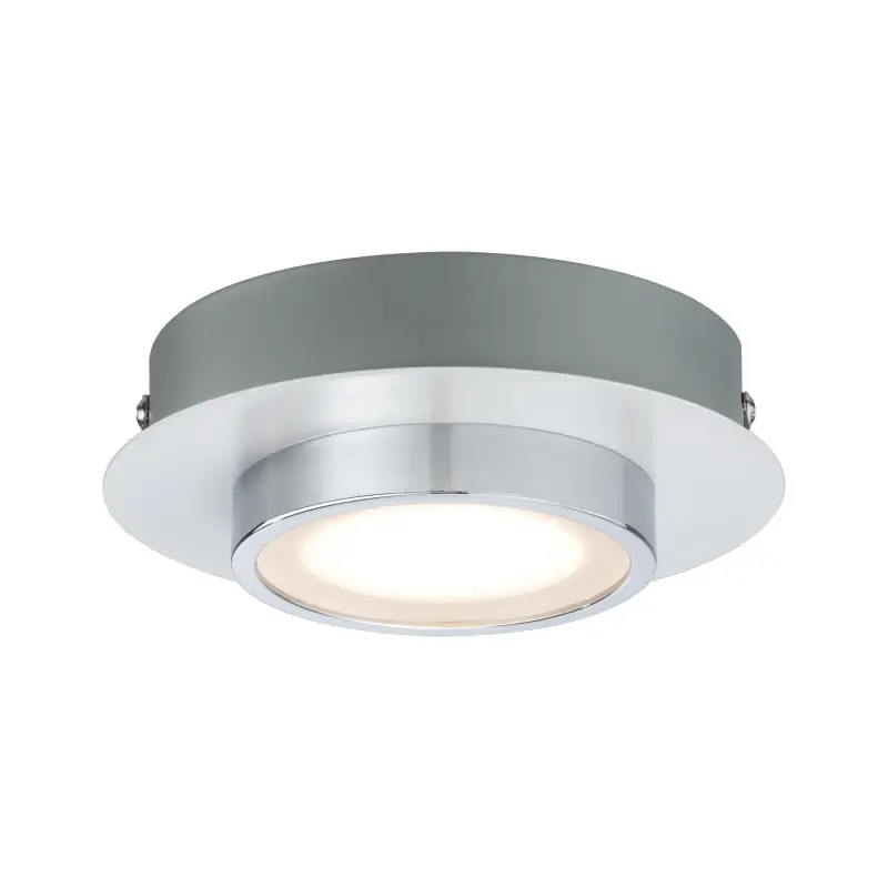 WallCeiling Liao LED 1x4,7W Blanc dépoli Chrome 230 V métal