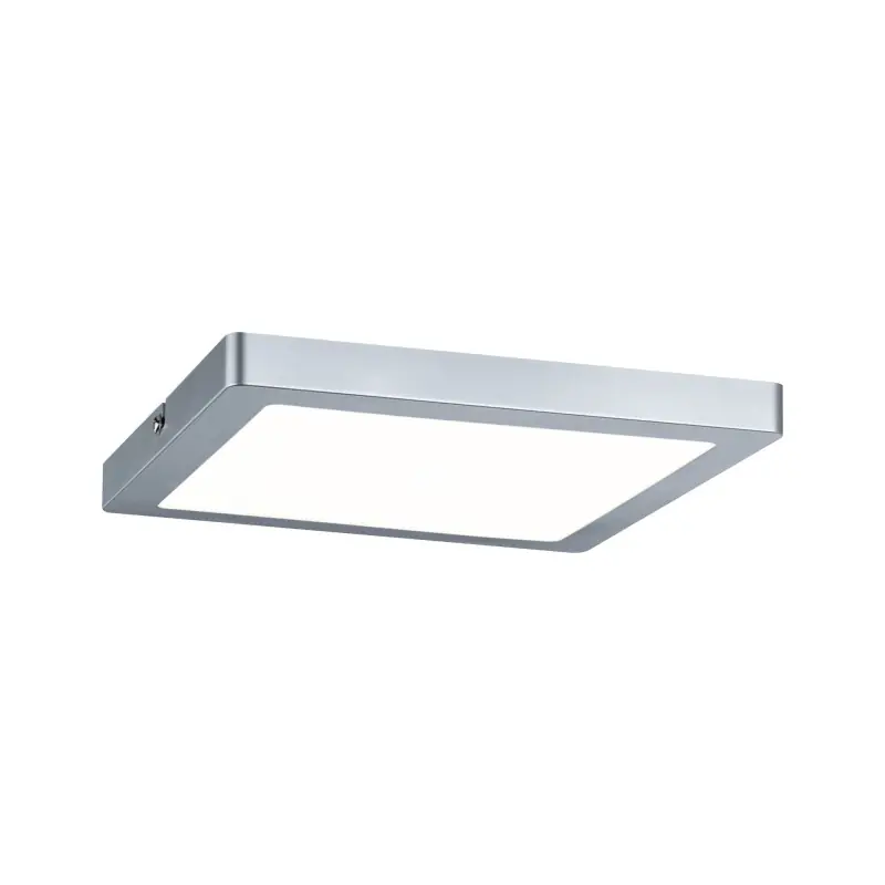 Panneau LED WallCeiling Atria 220x220 mm 16W 4000K Chrome mat 230 V plastique