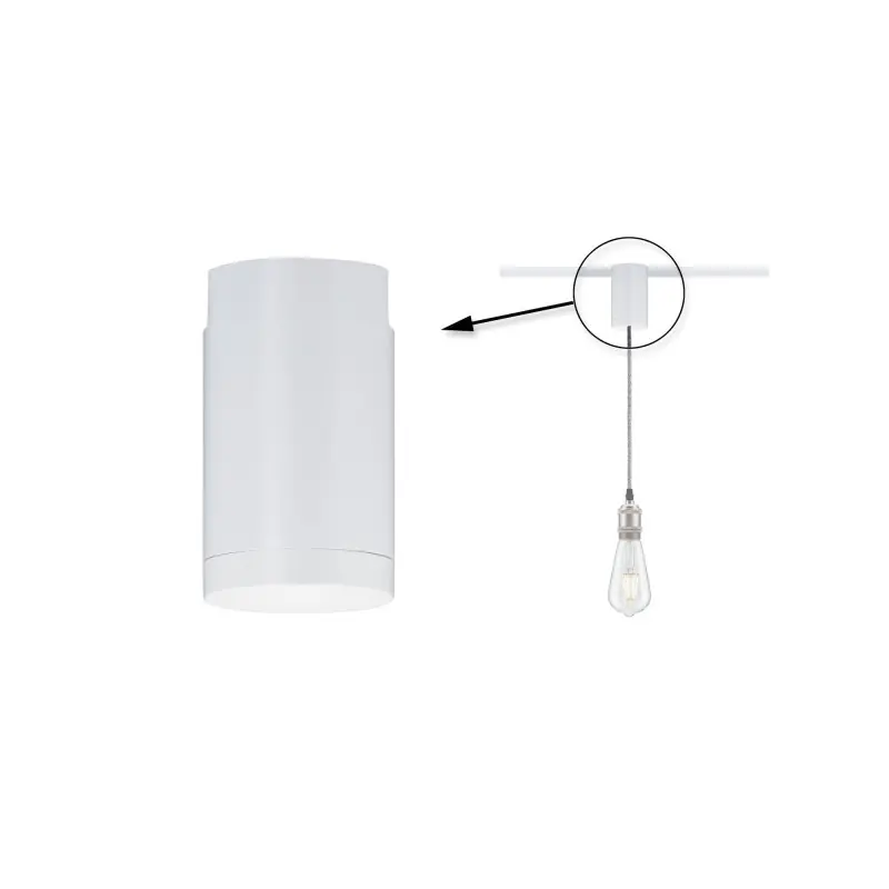 Adapt. Susp URail Universal Blanc mat 230V Métal/Matière plastique