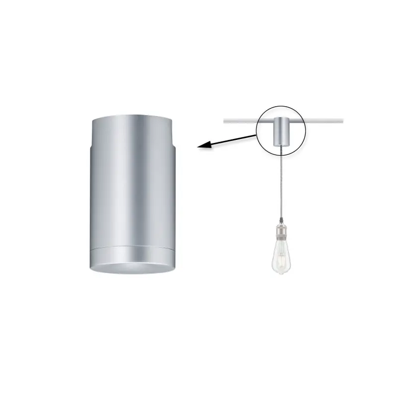Adapt. Susp URail Universel Chr mat 230V Métal/Matière plastique