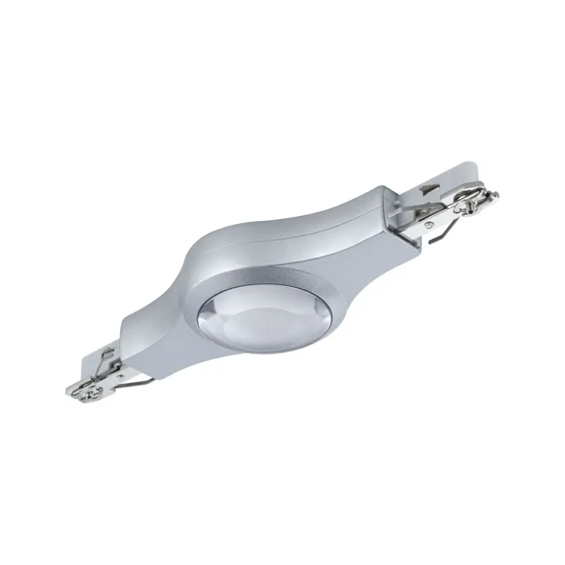 Connecteur en ligne URail LED 1x5,8W Chrome mat 230V Métal gradable