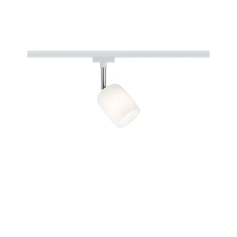 Spot Système URail Blossom max 1x10W G9 Blanc/Satin 230V Métal/Verre