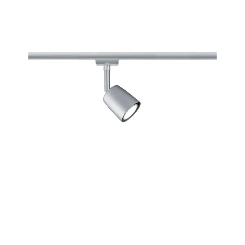 Spot Système URail Cover max. 1x10W GU10 Chrome mat/Chrome 230V Met/Syn