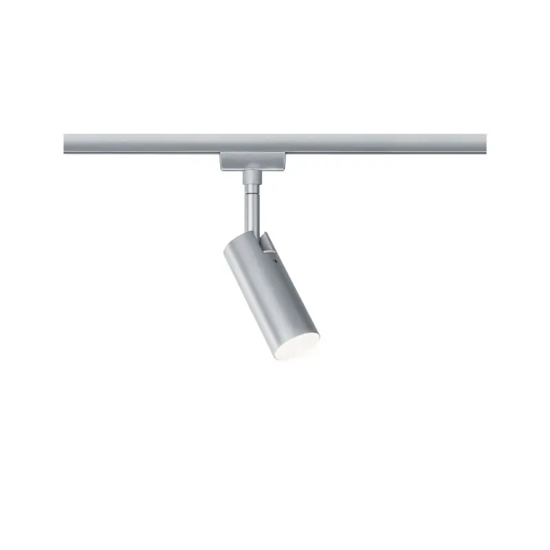 Spot Tubo URail 1x5W Chrome mat 230 V, métal/plastique
