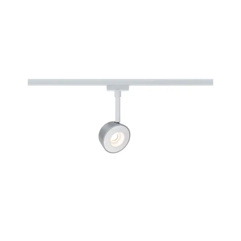 Système URail spot Pellet 1x4 W Blanc/chrome mat 230 V Met/Syn gradable