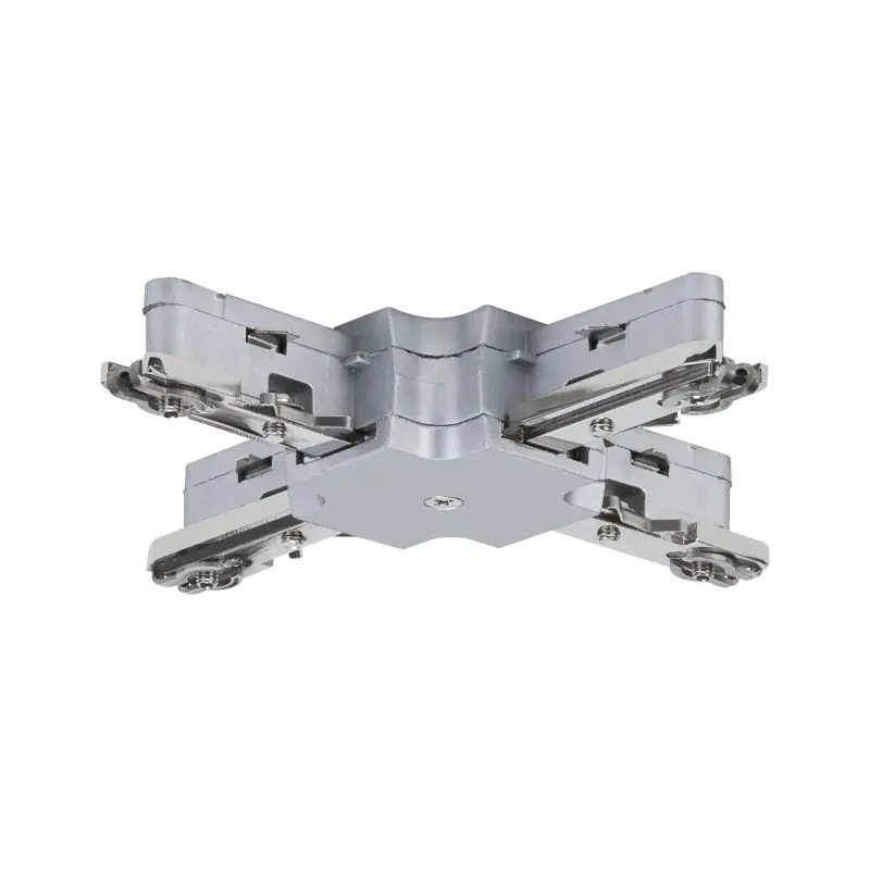 URail System Light&Easy X-Connecteur 125mm 1000W Chrome mate 230V Métal