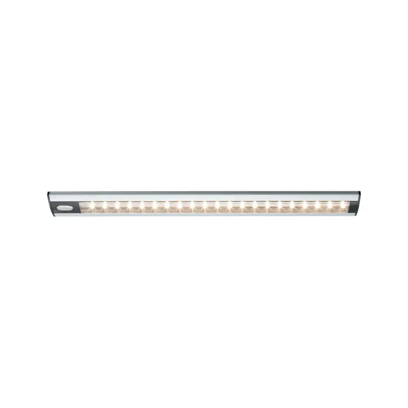 Réglette placard tactile TriX 4,2W LED alu mat noir 230/12V alu plastique