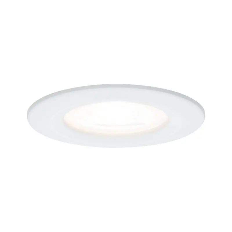 Encastrés Premium Nova rond fixe max. 35W 230V GU10 51mm Blanc Dépoli/Alu zinc