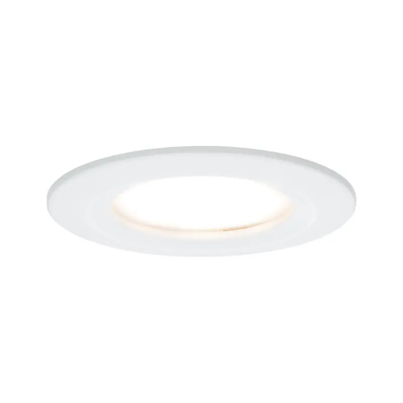 Kit encast Premium Coin Slim grad rond f ixe LED 1x6,8W 2700K 230V 51mm Bl Dép/Al