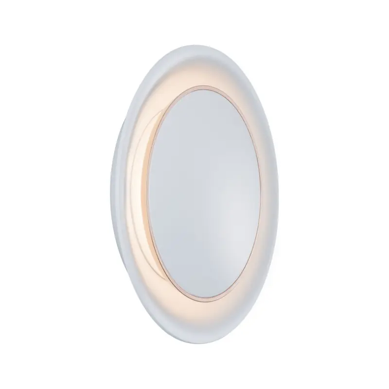 Kit Enc mur Neordic 1x2,5W 2700K 230 V blanc dépoli/plastique