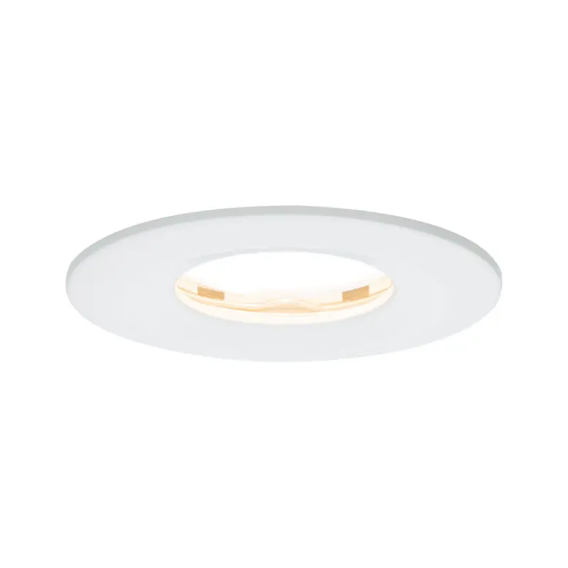 Kit encastrés Premium Coin Slim grad ron d fixe IP65 LED 1x6,8W 230V 51mm Bl/Alu