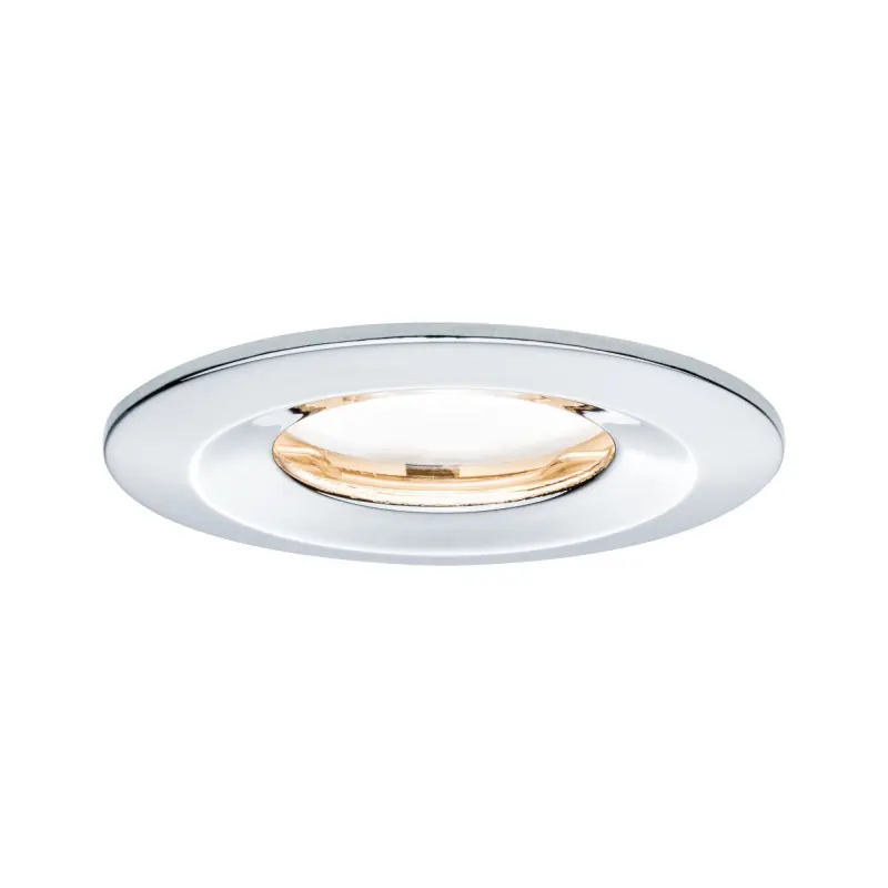 Kit encastrés Premium Coin Slim grad ron d fixe IP65 LED 1x6,8W 230V 51mm Chr/Alu