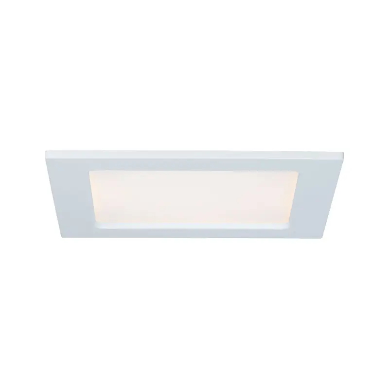 Kit encastrés Quality Panel carré LED 1x 12W 2700 K 230V 165x165 mm Bl /plastique