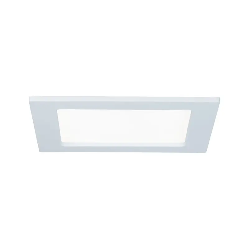 Kit encastrés Quality Panel carré LED 1x 12W 4000 K 230V 165x165 mm Bl /plastique